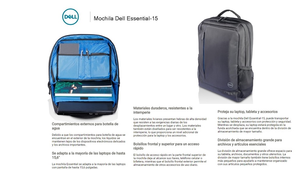 DELL Essential 15.6'' Sırt Çantası - 460-BBYU
